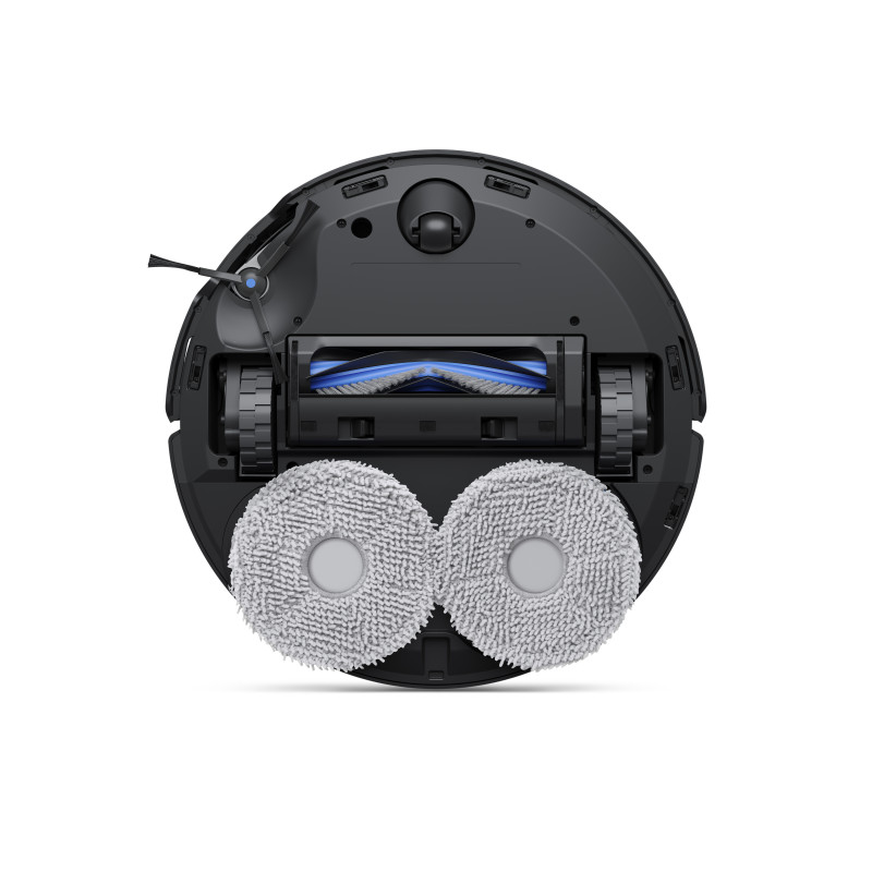 Robot aspirador Ecovacs Deebot T50 Omni con base de autovaciado, 8000 Pa de succión, fregado con agua caliente, TrueMapping 2.0, AIVI 3D 2.0, negro DDX57
