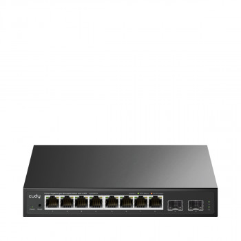 Cudy GS108ES2 switch Gigabit Ethernet de 8 puertos con 2 uplinks SFP