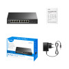 Cudy GS108ES2 switch Gigabit Ethernet de 8 puertos con 2 uplinks SFP