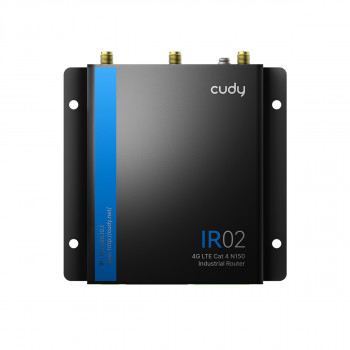 Cudy IR02 Router industrial 4G LTE Cat 4, doble SIM, 2x Ethernet, montaje en carril DIN, EU IR02_EU