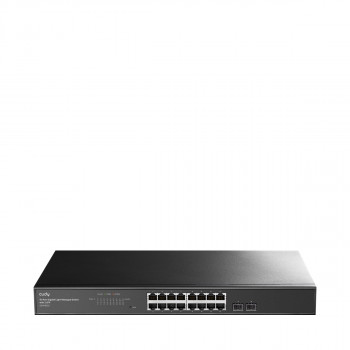 Cudy GS1016ES2 Switch Gigabit Ethernet de 16 puertos con 2 uplinks SFP
