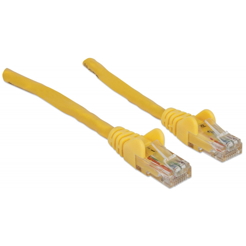 Intellinet cable de red Cat6 UTP, 2 x RJ-45, moldeado, 7,5 m, amarillo (342391)