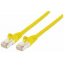 Intellinet cable de red Cat.7 SFTP de alto rendimiento, 15 m, conector macho RJ-45 a conector macho RJ-45, amarillo, libre de halógenos, snagless 741125
