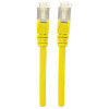 Intellinet cable de red Cat.7 SFTP de alto rendimiento, 15 m, conector macho RJ-45 a conector macho RJ-45, amarillo, libre de halógenos, snagless 741125