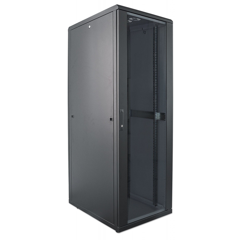 Intellinet Armario de pared 22U 19 pulgadas negro RAL 9005, 600x600x1080 mm 713603