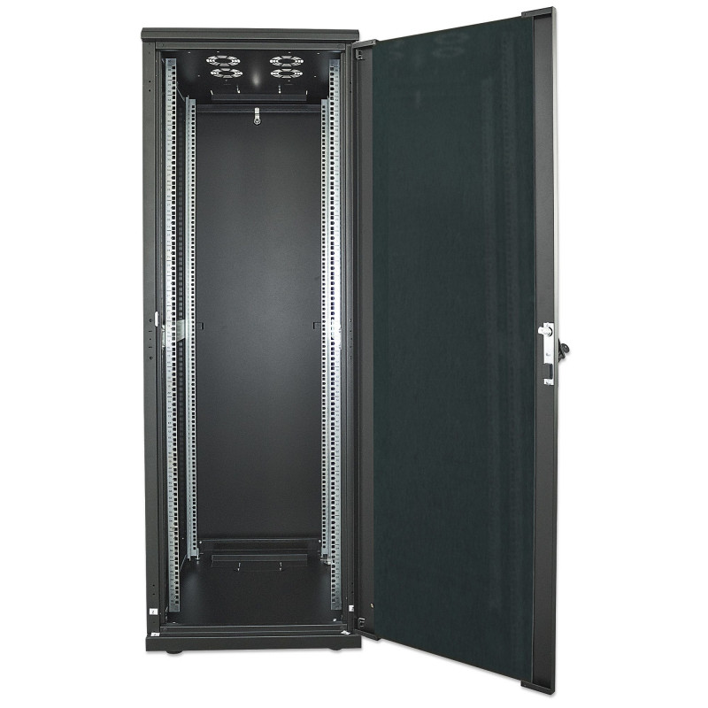 Intellinet Armario de pared 22U 19 pulgadas negro RAL 9005, 600x600x1080 mm 713603