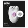 Braun Silk-épil 1 SE1-000 Depiladora (blanco/rosa) 7500435224949
