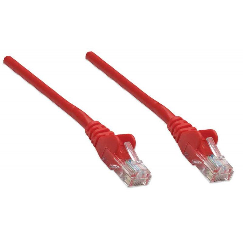Cable de red Cat6 UTP Intellinet, RJ45, moldeado, 1,5 m, rojo 342155
