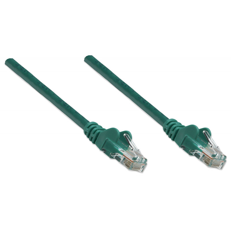 Cable de red Cat6 UTP Intellinet, RJ45, encapsulado, 7,5 m, verde 342520