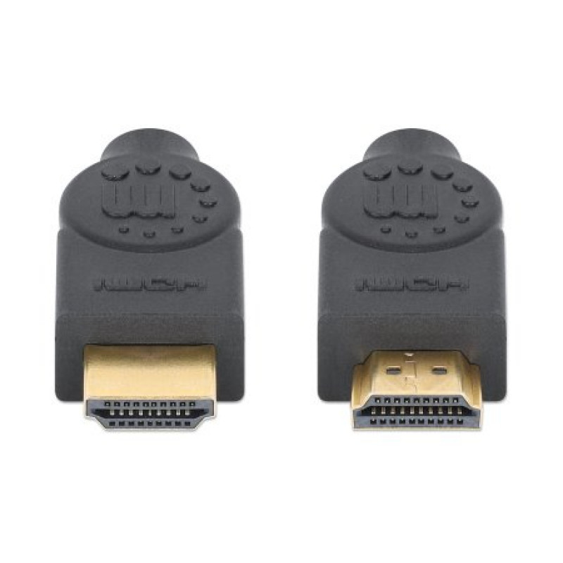 Cable HDMI de alta velocidad MANHATTAN CL3 4K@60Hz con Ethernet para instalaciones empotradas, 5 m, negro (356978)