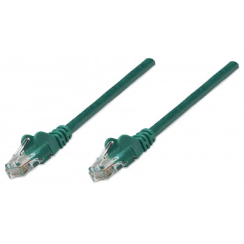 Intellinet Cable de red Cat6 UTP, 2 x RJ-45, moldeado, 15,0 m, verde (342537)