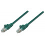 Intellinet Cable de red Cat6 UTP, 2 x RJ-45, moldeado, 5,0 m, verde (343718)