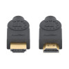 MANHATTAN CL3 Cable HDMI High-Speed 4K@60Hz con Ethernet para instalaciones empotradas, 10 m, Negro 356992