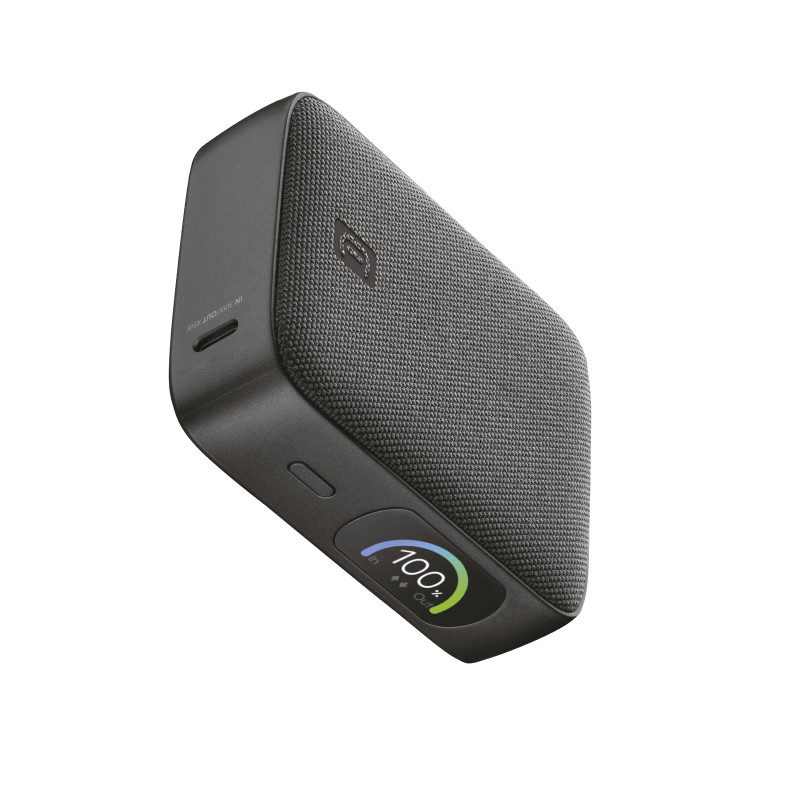 Cellularline Powerview IQ Batería externa 10000 mAh, 45 W, USB-C / USB-A, pantalla IQ 61435