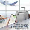 Cellularline TRACY LOCK Candado inteligente con rastreador Bluetooth vía Apple Find My, negro 61302