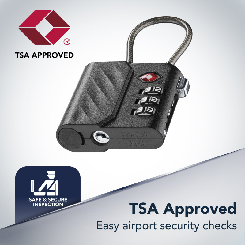 Cellularline TRACY LOCK Candado inteligente con rastreador Bluetooth vía Apple Find My, negro 61302