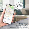 Cellularline TRACY TAG Rastreador Bluetooth para Apple Find My, Negro 60994