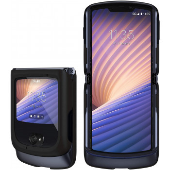 Motorola funda de piel negra para Motorola RAZR - PG38C03190