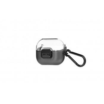 Funda Samsung Galaxy Clip Case para Buds 3 Pro, funda protectora de TPU transparente con mosquetón GP-FPR630HICBW
