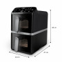 Freidora de aire Philips Ovi Stacked Dual Basket 4000 9L 2700W Negro y Plata NA461/00