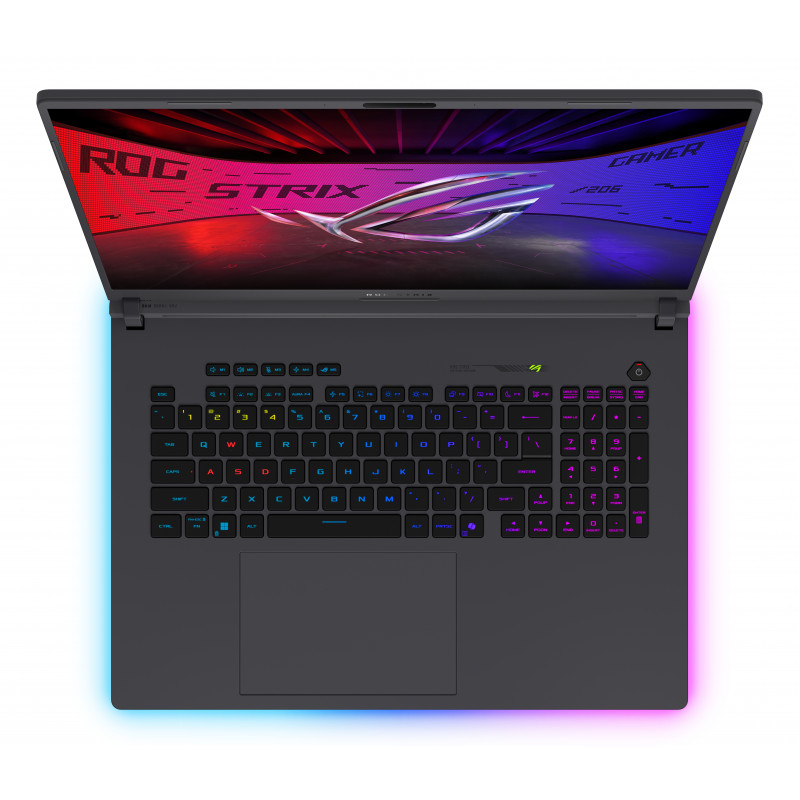 ASUS ROG Strix G18 G815LW-SA358W Portátil gaming, 18 inch WQXGA Mini LED 240Hz, Intel Core Ultra 9 290HX Plus, GeForce RTX 5080 16GB, 64GB DDR5, 1TB SSD, Windows 11 Home, teclado QWERTZ alemán