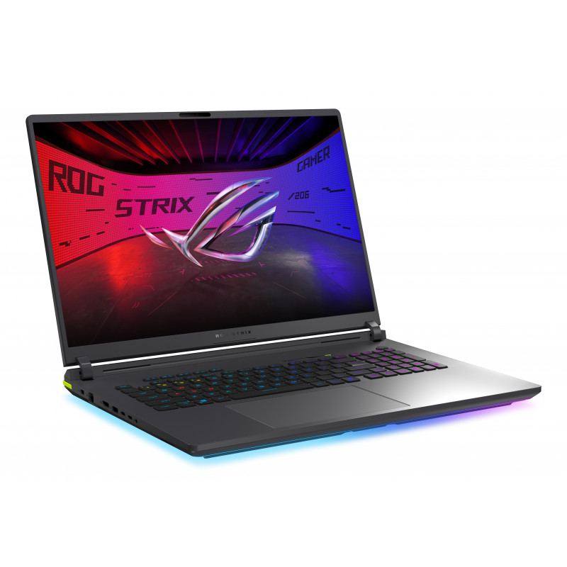 ASUS ROG Strix G18 G815LW-SA358W Portátil gaming, 18 inch WQXGA Mini LED 240Hz, Intel Core Ultra 9 290HX Plus, GeForce RTX 5080 16GB, 64GB DDR5, 1TB SSD, Windows 11 Home, teclado QWERTZ alemán