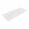 CHERRY Active Key MedicalKey AK-C7000F-U1-W/UK Teclado USB con cable, Blanco/Gris claro, sellado IP68, desinfectable