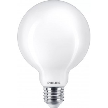 Philips LED Classic 60W G93 E27 Blanco cálido Mate No regulable Bombilla esférica