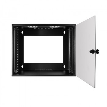 LogiLink Armario de pared ECO 19 inch 6U negro (W06C55B)