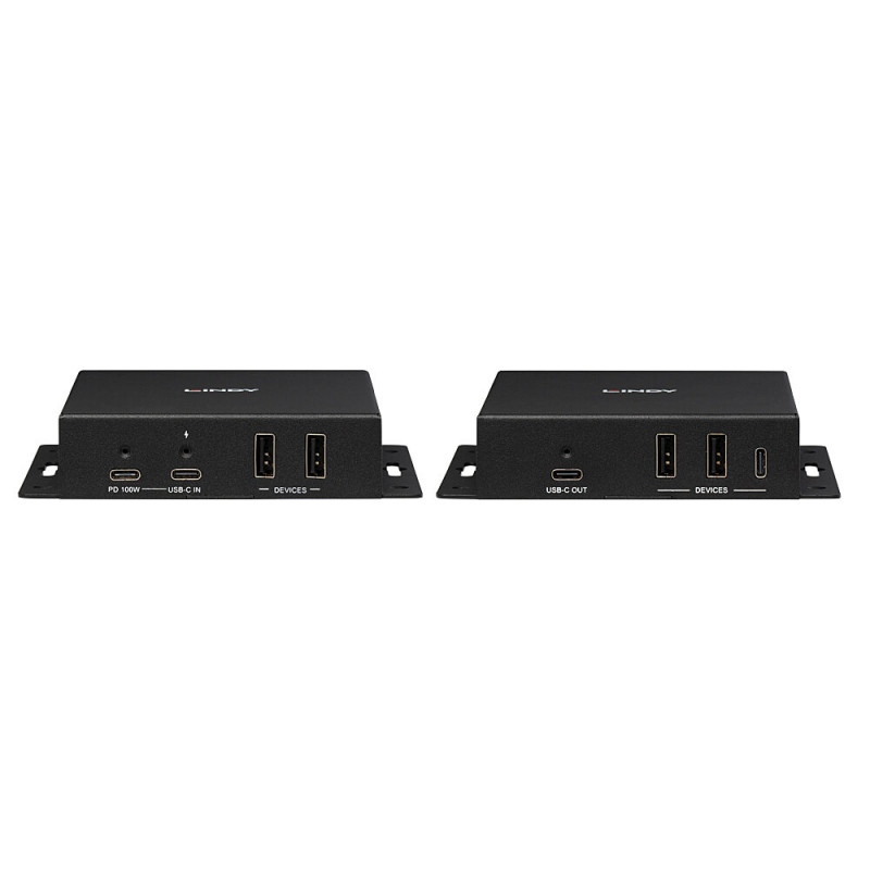 Lindy 100m Cat.6A Type-C Extensor de vídeo y datos HDBaseT 3.0 4K60 (39347)