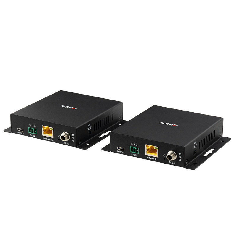 Lindy 100m Cat.6A Type-C Extensor de vídeo y datos HDBaseT 3.0 4K60 (39347)