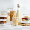 EMSA OPTIMA 1,0L Recipiente para alimentos secos con tapa deslizante ajustable 3110600895