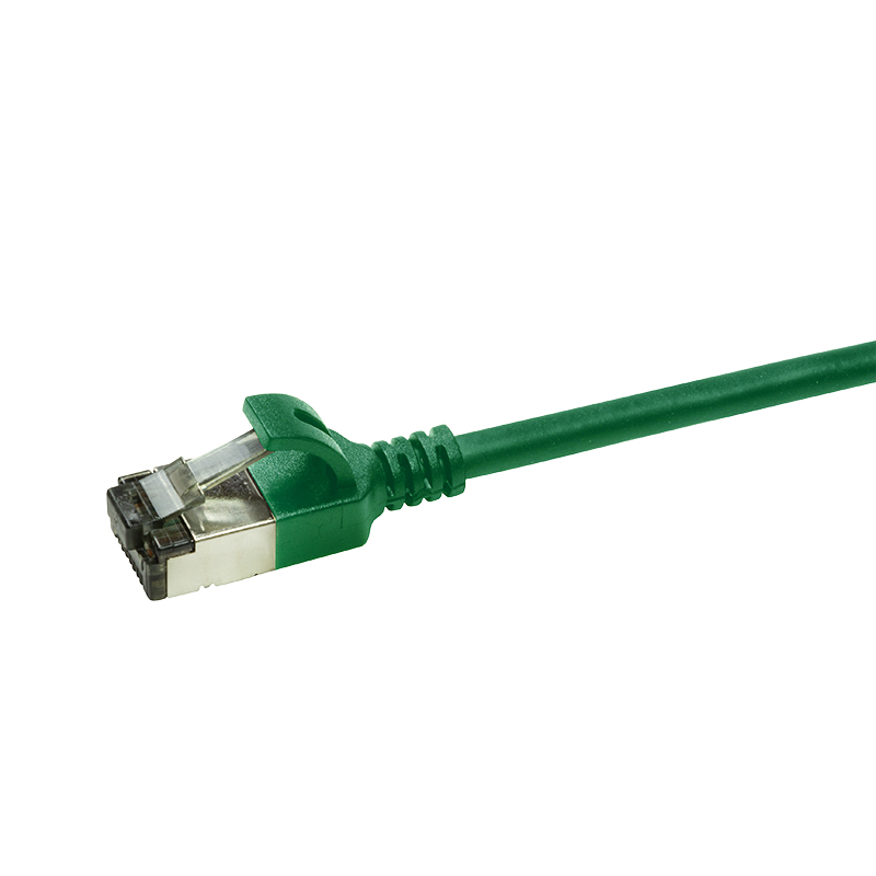 LogiLink SlimLine Cable de red Cat 6a STP RJ-45 5m verde RAL 6029 CQ9075S