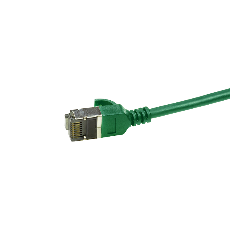 LogiLink SlimLine Cable de red Cat 6a STP RJ-45 5m verde RAL 6029 CQ9075S