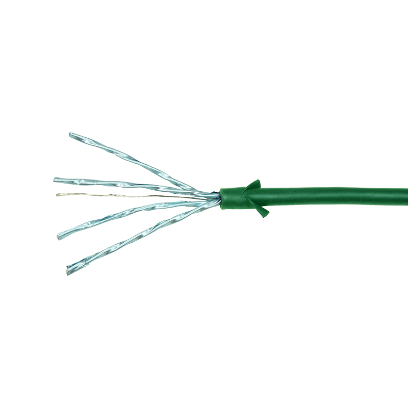 LogiLink SlimLine Cable de red Cat 6a STP RJ-45 5m verde RAL 6029 CQ9075S