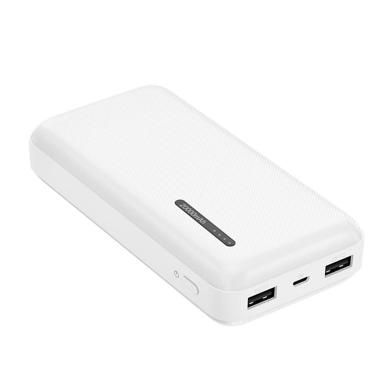 LogiLink PA0323W power bank 20000 mAh blanco - 2x USB-A, 1x USB-C, 20W PD