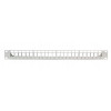 LogiLink panel de parcheo Keystone 19 pulgadas, 24 puertos, apantallado, gris claro (RAL7035), 1U, para hasta 24 módulos Keystone, 1 ud. (NK4073)