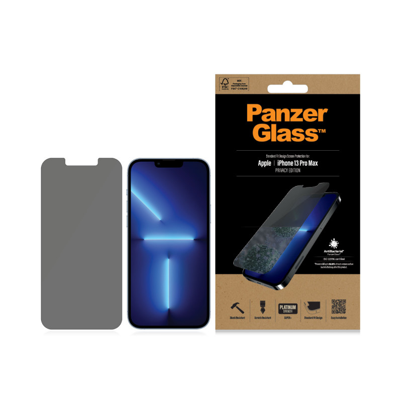 PanzerGlass P2743 protector de pantalla de cristal templado para Apple iPhone 13, 13 Pro, 14