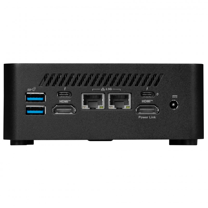 MSI Cubi NUC 1M-021DE Mini PC Barebone - Intel Core 5 120U, 8GB RAM, 512GB SSD, Windows 11 Pro, negro 00B0B111-021