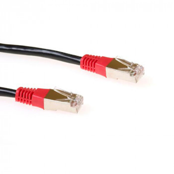 ACT cable de red cruzado F/UTP Cat5e LSZH de 2m, negro IB5102
