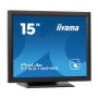 Iiyama ProLite T1531SR-B5 monitor LED táctil de 15 pulgadas - 1024 x 768, TN, HDMI/VGA/DisplayPort, altavoces, negro mate