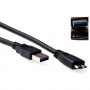 ACT Advanced Cable Technology SB3031 Cable USB-A a Micro-USB B 2m Negro