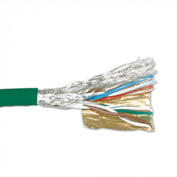 ACT Cable de instalación de red Cat6 S/FTP 305 m verde FP657B