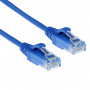 ACT cable de red Slimline Datacenter LSZH U/UTP CAT6 azul de 0,25 m con conectores RJ45 DC9652