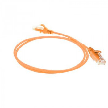 ACT cable de red Slimline Datacenter LSZH U/UTP CAT6 naranja de 1,5 m Snagless con conectores RJ45 (DC9151)
