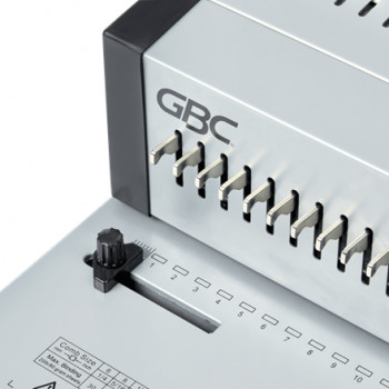 Encuadernadora de canutillos de plástico GBC CombBind CB25Pro, A4, perforación 25 hojas, capacidad de encuadernación 500 hojas, todo metal 4410037