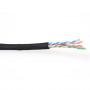 ACT Cable de red CAT6 U/UTP, flexible, negro, rollo de 100 m (EP890H)