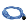 ACT cable de alimentación C20 a C21 IEC 60320 azul 1,5 m (AK5366)