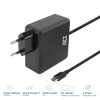 ACT fuente de alimentación para portátil USB-C 100W con perfiles Power Delivery, 2 m (AC2015)