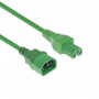 ACT cable de alimentación C14 - C15 verde 2,5 m (AK5395)